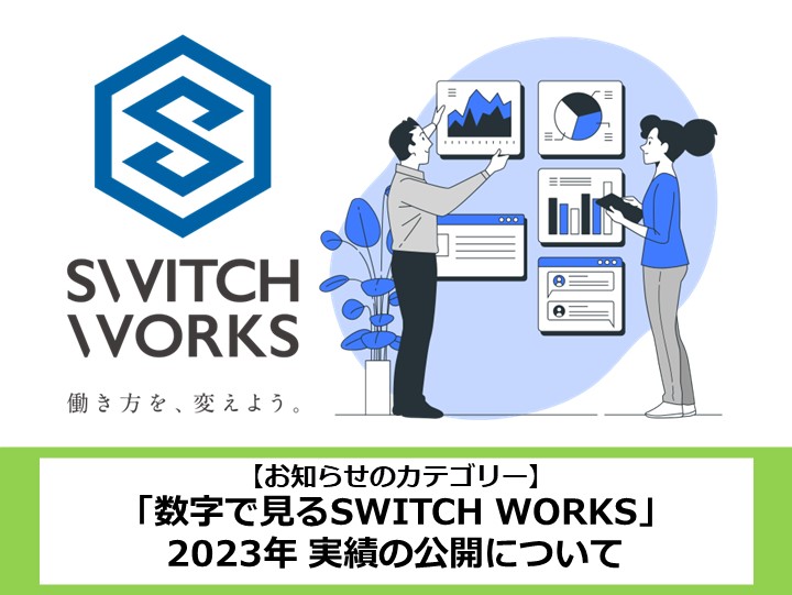 2023年までの数字で見るSWITCH WORKS